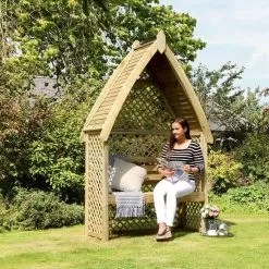 Zest Outdoor Living Chepstow Arbour 7 Zest Outdoor Living Chepstow Arbour -Garden Shop zest 4 leisure chepstow arbour 1