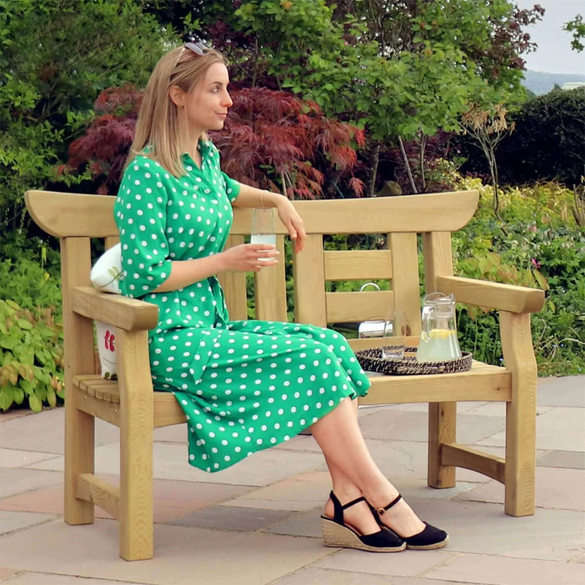 Zest Outdoor Living Cherry Blossom Bench 4 Zest Outdoor Living Cherry Blossom Bench - Image 4